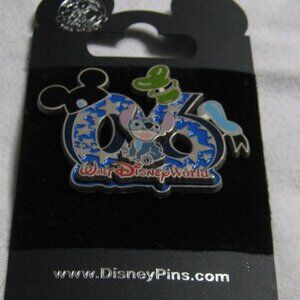 Lilo & Stitch - 2006 06 3D Pin - Donald Duck Goofy Mickey Ear Hat